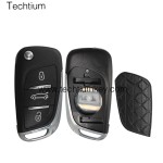 407 blade 3 Tasten Remote Key Shell für Citroen DS