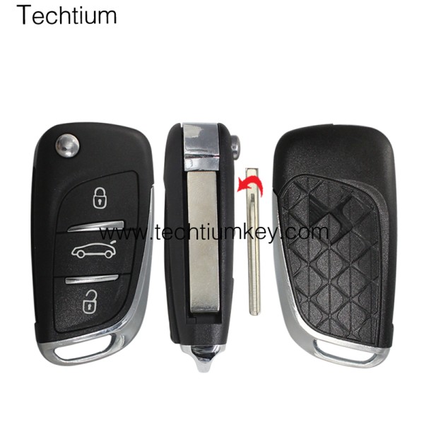 407 blade 3 Tasten Remote Key Shell für Citroen DS