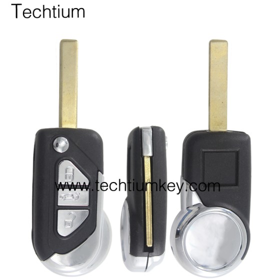 407 blade 3 button remote key shell for Citroen