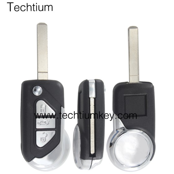 307 blade 3 button remote key shell for Citroen