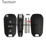 407 blade Truck button 3 button remote key shell for Citroen