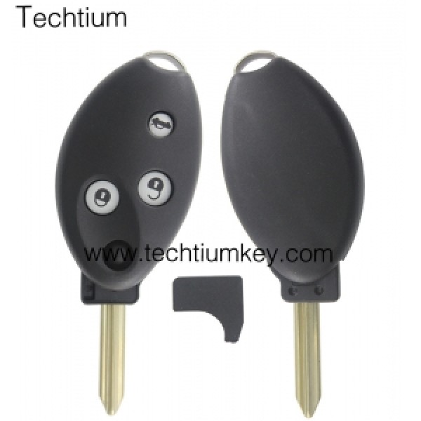 SX9(TOY43) 3 button remote key shell for Citroen C-Quatre