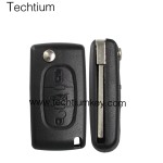 without battery place 307/VA2 blade Truck button 3 button remote key shell for Citroen,Peugeot