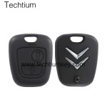 206/NE73 blade hole 2 button remote key shell for Citroen