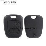 206/NE73 blade hole 2 button remote key shell for Citroen