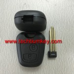 2 button remote key shell for Citroen