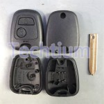 SX9(TOY43)blade 2 button remote key shell for Citroen
