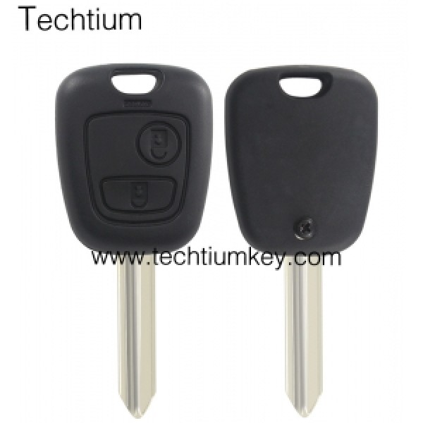 SX9(TOY43)blade 2 button remote key shell for Citroen