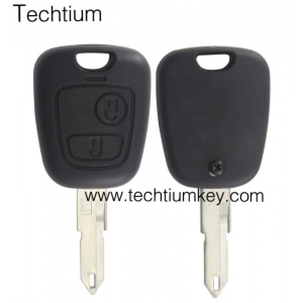 206/NE73 blade 2 button remote key shell for Citroen