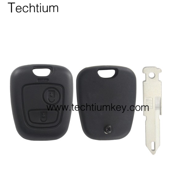 206/NE73 blade 2 button remote key shell for Citroen