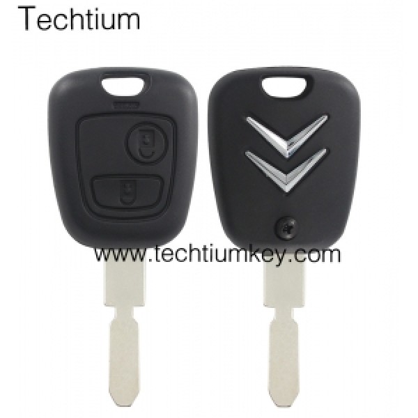 406/NE78 blade 2 button remote key shell for Citroen