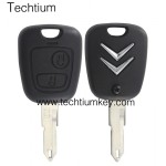 206/NE73 blade 2 button remote key shell for Citroen