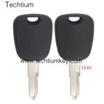 with Aftermarket ID46(PCF7936) chip transponder key shell for Citroen