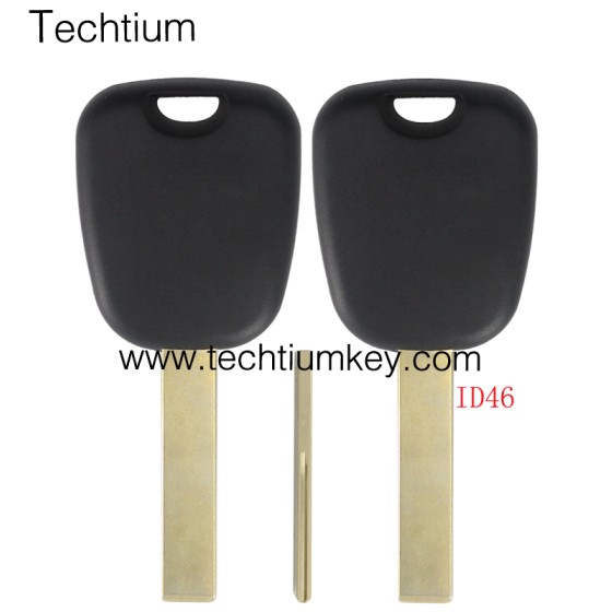with Aftermarket ID46(PCF7936) chip transponder key shell for Citroen