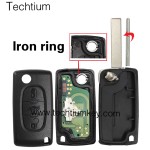 0523 ASK 433Mhz PCF7941 chip 407/HU83 blade 3 button remote key for Citroen 2006-2011
