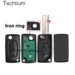 0536 FSK 433Mhz ID46/PCF7961 chip 407/HU83 blade 3 button remote key for Citroen cars after 2011