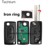0536 ASK 433Mhz ID46/PCF7961 chip 307/VA2 blade 2 button remote key for Citroen 2006-2011