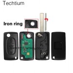 0536 FSK 433Mhz ID46/PCF7961 chip 407/HU83 blade 3 button remote key for Citroen cars after 2011