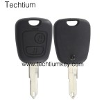 433Mhz ID46 chip 206 blade 2 button remote key for Citroen