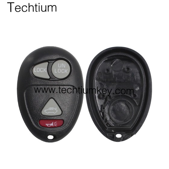 with battery place 4 button remote key shell for GM