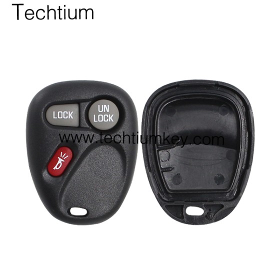 No battery place 3 button remote key shell for GM