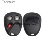 No battery place 3 button remote key shell for GM