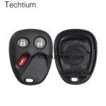No battery place 3 button remote key shell for GM