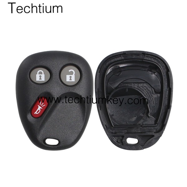 with battery place 3 button remote key shell for GM