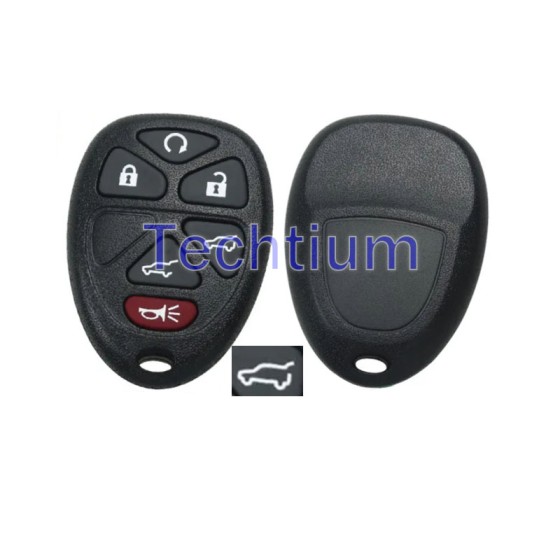 433Mhz FCC:OUC60270 5+1 button remote key for GM,Buick