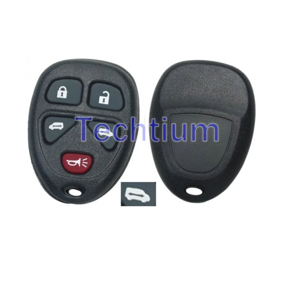433Mhz FCC:OUC60270 4+1 button remote key for GM,Buick
