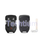 433Mhz 46 chip FCC:HYQ1AA 3+1 button remote key for GMC,Chevrolet