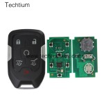 315Mhz 46 chip FCC:HYQ1AA 5+1 button remote key for GMC,Chevrolet