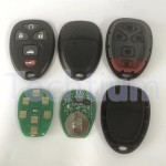 315Mhz FCC:KOBGT04A 4+1 button remote key for GM
