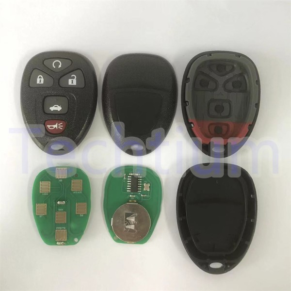 315Mhz FCC:OUC60270 4+1 button remote key for GM