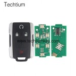 315Mhz FCC:M3N32337100 3+1 button remote key for GMC,Chevrolet