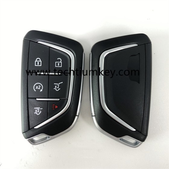 5+1 button remote key shell for Cadillac