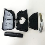 2+1 button remote key shell for Cadillac