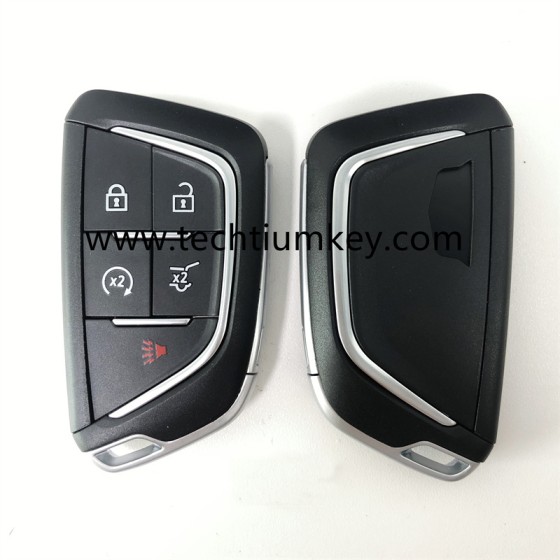4+1 button remote key shell for Cadillac