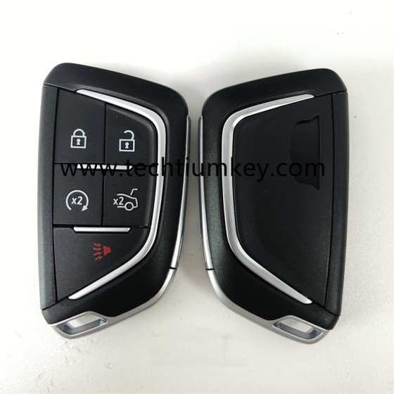 4+1 button remote key shell for Cadillac