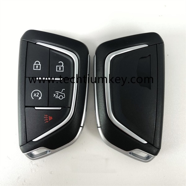 4+1 button remote key shell for Cadillac