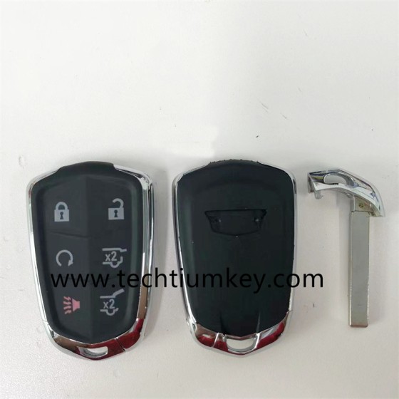 6 button remote key shell for Cadillac