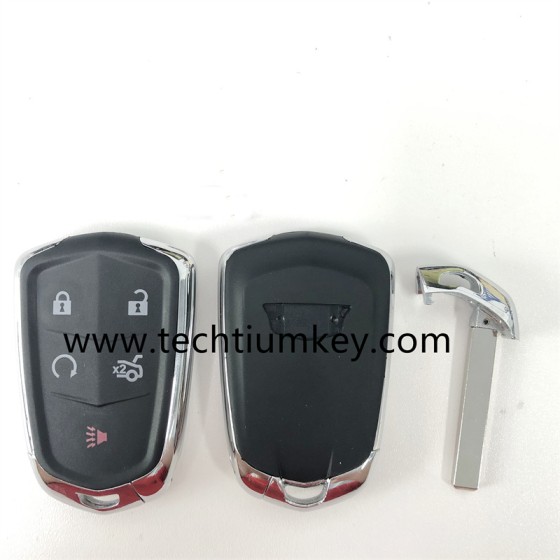 5 button remote key shell for Cadillac