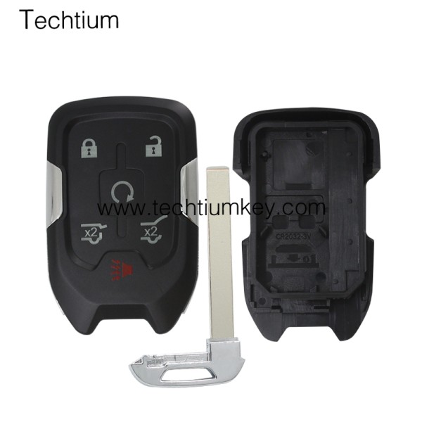 5+1 button remote key shell for Cadillac