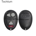 with battery place 4 button remote key shell for Cadillac