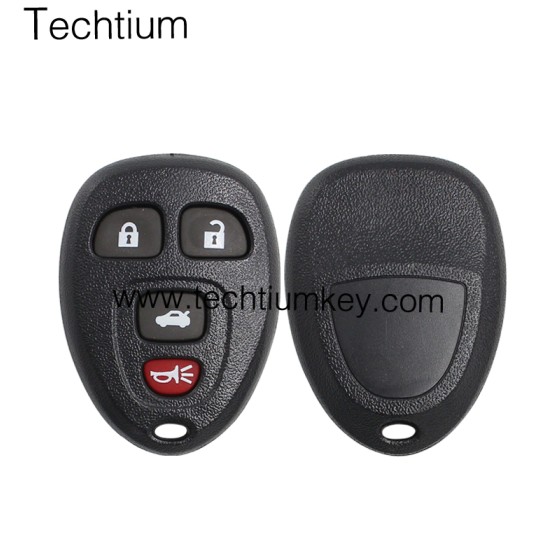 with battery place 4 button remote key shell for Cadillac