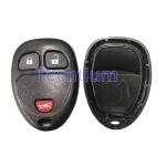 with battery place 3 button remote key shell for Cadillac