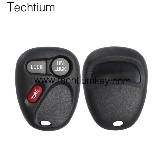 No battery place 3 button remote key shell for Cadillac