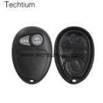 with battery place 2 button remote key shell for Cadillac