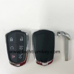 433Mhz FCC:HYQ2EB PN: 13598512 5+1 button remote key for Cadillac
