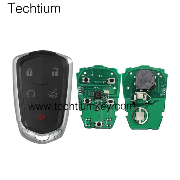 433Mhz FCC:HYQ2EB keyless 5+1 button remote key for Cadillac XTS/CTS/CT6/ATS